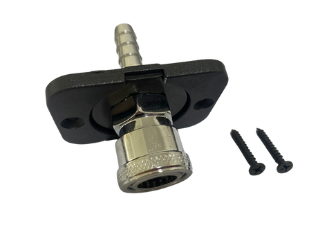 3/8â€³ Barbed Male & Female Air Fitting Flush Mount Fit On Board Compressors - Machter