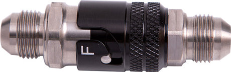 Quick Release -6 Viton Seal Black Titanium AFQR102-06 - Aeroflow