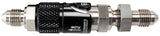 Quick Release -3 EPDM Seal Black/Silver Alloy Bulk Head AFQR103-03BH - Aeroflow