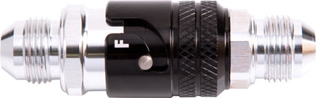 Quick Release -4 EPDM Seal Black/Silver Alloy AFQR103-04 - Aeroflow