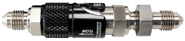 Quick Release -4 EPDM Seal Black/Silver Alloy Bulk Head AFQR103-04BH - Aeroflow
