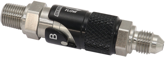 Quick Release EPR Seal -3AN Male To 1/8" NPT Female Black Titanium AFQR106-03 - Aeroflow