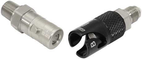 Quick Release EPR Seal -3AN Male To 1/8" NPT Female Black Titanium AFQR106-03 - Aeroflow