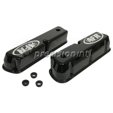 Tall BLK PWD Coat Valve Covers (PR) SBF Inc Grommets/Baffles AFR6715 - Air Flow Research