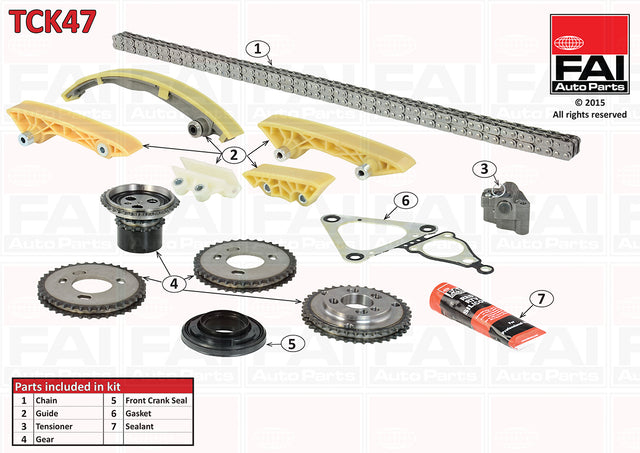 Ford 2.4LTD Timing Kit And Gears AFTK24 - Austral | Universal Auto Spares