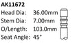 BMW 318 M43 Exhaust Valve AK11672 - Austral | Universal Auto Spares