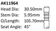 BMW M54 Exhaust Valve AK11964 - Austral | Universal Auto Spares