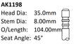BMW 318 518 Exhaust Valve AK1198 - Austral | Universal Auto Spares