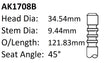 Chrysler 225 Exhaust Valve AK1708B - Austral | Universal Auto Spares