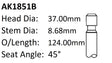 Ford 289 302W 1.453 Exhaust Valve AK1851B - Austral | Universal Auto Spares