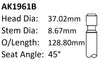 Ford 302W 1.448 Exhaust Valve AK1961B - Austral | Universal Auto Spares