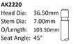Holden 18LE 20JD Exhaust Valve AK2220 - Austral | Universal Auto Spares