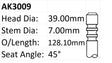 Ford AU EL Exhaust Valve 39mm AK3009 - Austral | Universal Auto Spares