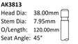 Holden VS VT V6 Exhaust Valve AK3813 - Austral | Universal Auto Spares