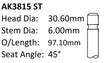 Holden 3.6L Exhaust Valve AK3815 ST - Austral | Universal Auto Spares