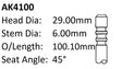 BMW N46B20B Exhaust Valve AK4100 - Austral | Universal Auto Spares