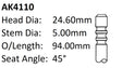 BMW N47D20 Exhaust Valve AK4110 - Austral | Universal Auto Spares