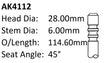 BMW N43B20A Exhaust Valve AK4112 - Austral | Universal Auto Spares