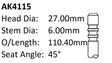 BMW N52B25 Exhaust Valve AK4115 - Austral | Universal Auto Spares