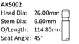 Dai Hce Hde Exhaust Valve AK5002 - Austral | Universal Auto Spares
