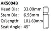 Dai CB Exhaust Valve AK5004B - Austral | Universal Auto Spares