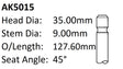 Dai DL Exhaust Valve AK5015 - Austral | Universal Auto Spares
