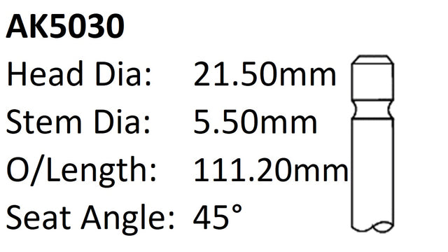 Dai EF EL 12V Exhaust Valve AK5030 - Austral | Universal Auto Spares