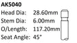 Chrysler Ecb 2.0L Exhaust Valve AK5040 - Austral | Universal Auto Spares