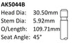 Dge 2.0LFI Exhaust Valve AK5044B - Austral | Universal Auto Spares