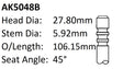 Dge Eer 2.7L Exhaust Valve AK5048B - Austral | Universal Auto Spares
