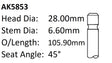 Honda B18A B20A Exhaust Valve AK5853 - Austral | Universal Auto Spares