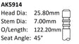 Ford VM VN Transit Exhaust Valve AK5914 - Austral | Universal Auto Spares