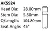 Ford R9DA Exhaust Valve AK5924 - Austral | Universal Auto Spares