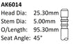 Fiat 312A2 Exhaust Valve AK6014 - Austral | Universal Auto Spares