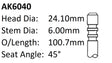 Audi Bau 2.5LTDI Exhaust Valve AK6040 - Austral | Universal Auto Spares
