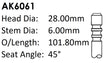 Audi Cdnc Exhaust Valve AK6061 - Austral | Universal Auto Spares