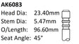 Citroen DV6TED4 Exhaust Valve AK6083 - Austral | Universal Auto Spares