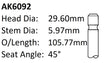 Citroen Peugeot Exhaust Valve AK6092 - Austral | Universal Auto Spares