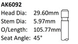 Citroen Peugeot Exhaust Valve AK6092 - Austral | Universal Auto Spares