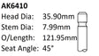 Fiat 8140.43S Exhaust Valve AK6410 - Austral | Universal Auto Spares