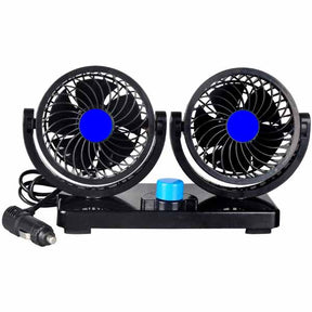 Car Fan 12V Twin Adjustable - AUTOKING