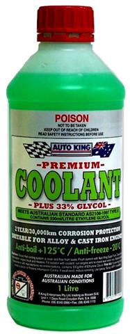 Coolant 1L 33% Glycol - AUTOKING | Universal Auto Spares