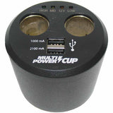 Power Cup 2 Socket & 2 USB - AUTOKING
