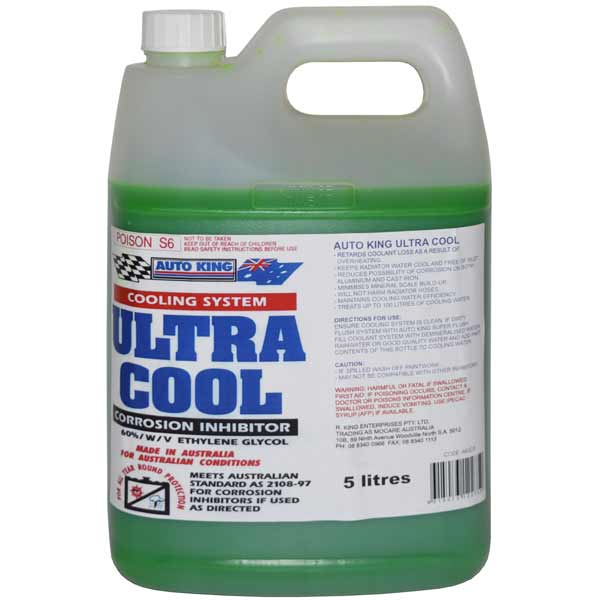 Ultra Cool Radiator Coolant Super Concentrated Formula 5L 60% - AUTOKING | Universal Auto Spares