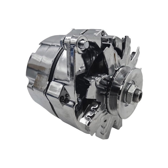 100A Alternator Internal Reg. Chrome Fit For Holden Commodore Torana HQ HJ HX HZ WB ALTER-CV001 - Machter