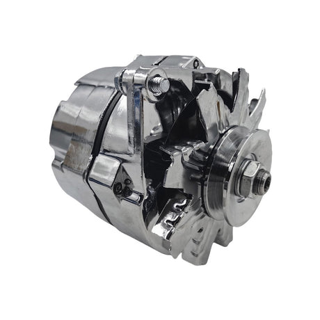 100A Alternator Internal Reg. Chrome Fit For Holden Commodore Torana HQ HJ HX HZ WB - Machter