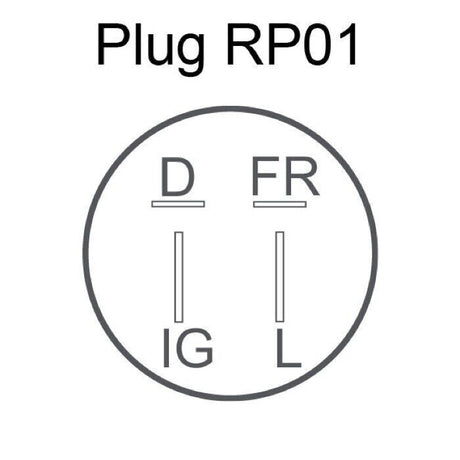 Alternator 80AMP Round Plug 4 Pins Fit For Honda Integra DA9 B18A1 1.8L Petrol 1989-1993 - Machter