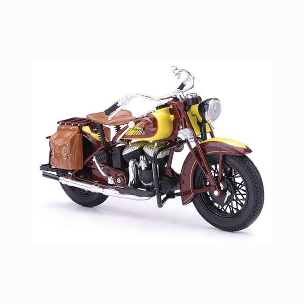 1934 Indian Sport Scout Motorcycle Diecast Model Bike 1:12 Scale (Approx. 20–22cm) Collectible