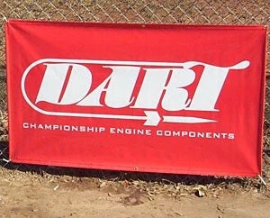 Banner RED Vinyl 58" Long X 34" Tall AP0010BAN - Dart