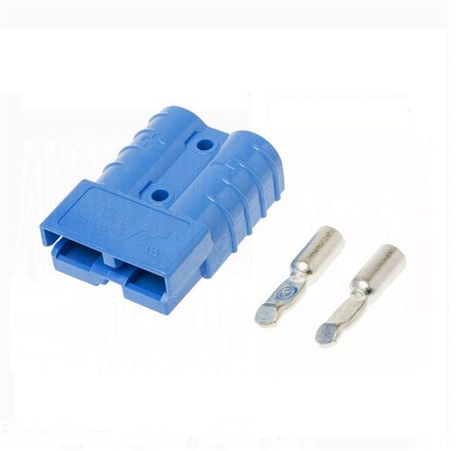 Anderson Connector 50A with Terminals Blue AP50BLue - VoltFlow